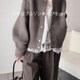 今期、注目したいブラウン系ワントーンスタイル。品格漂うブルゾン×レースならやわらかな印象に【40代の毎日コーデ】 画像