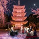 京都の世界遺産で夜桜アートイベント「醍醐花見」3月27日から 醍醐寺が光の桜絵巻に 画像