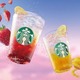 スターバックス「チラックス ソーダ」2種が4月24日登場 ストロベリーは果肉アップ・気分に合わせた3つのカスタマイズを提案 画像