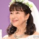 かたせ梨乃、ウエディングドレス姿披露 自認16歳の美少女役に笑顔「恋するって楽しいです」【夫婦と16歳～狂気の隣人～】 画像