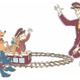 阪急電車「おさるのジョージ」とコラボ ラッピング列車やスタンプラリー企画、限定グッズ全24種も 画像