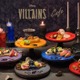 「ディズニーヴィランズ」テーマカフェ、表参道で開催 アースラのサンドやハートの女王のフレトーなど提供 画像