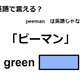 英語で「ピーマン」は何て言う？ 画像