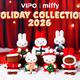 ミッフィーたちがクリスマス仕様に！リースやツリーを抱えた「ホリデーコレクション」登場 画像