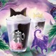 スタバ、猫耳が愛らしいハロウィンフラペチーノ「ブラックベリー ヨーグルト フラペチーノ」10月9日登場 画像