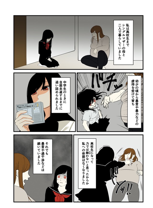 毒親に育てられました