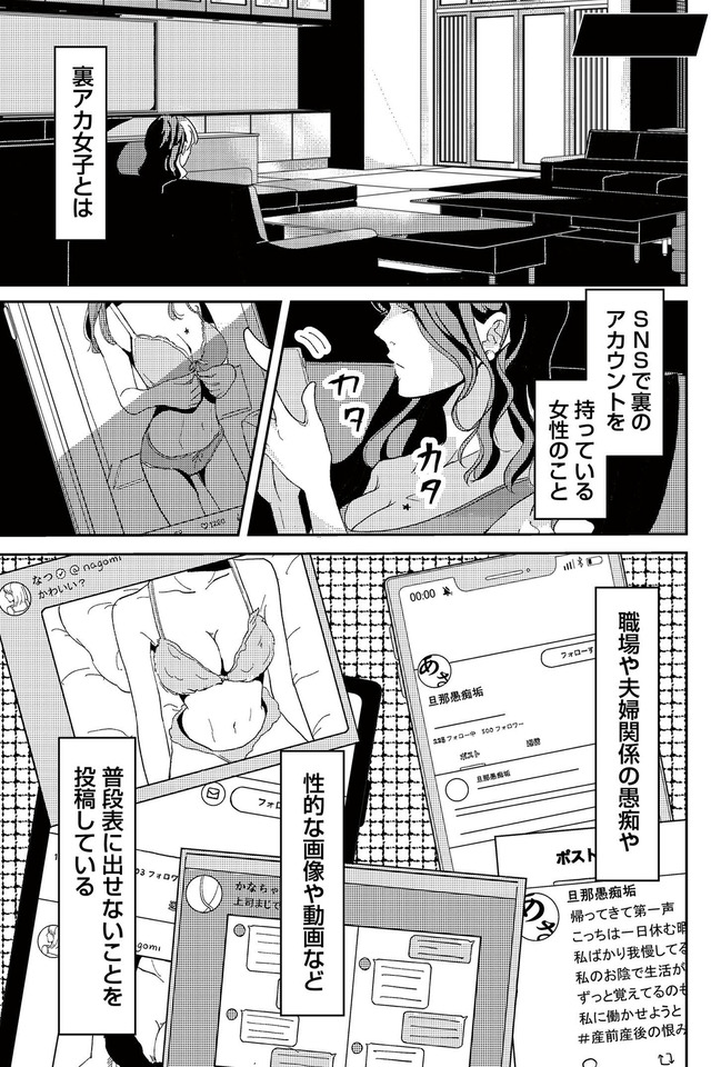裏アカ沼 私は承認欲求モンスター