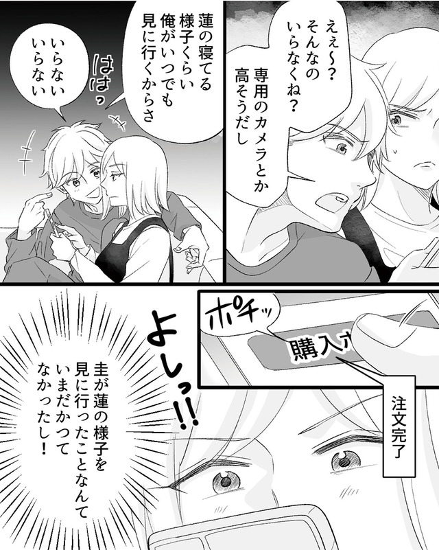 不倫現場録画中　ベビーモニターが暴いた夫の裏切り